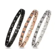 Titanium Magnetic Therapy Bracelet Balance Body Energy for Lover