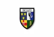 PATCH PATCHES EMBLEM IRON ON GLUE PRINT FLAG world crest ireland province