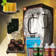 Hydroponic Water System 100 German Grow Tent Large Water Tank Clay Ball Nutrient