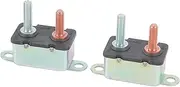Auto Reset Circuit Breaker, High Sensitivity Stud Bolt Circuit Breaker for Automotive Ship, Aluminum Alloy 12V 24V -10℃ to 60℃, Simple Installation for Trucks, Off Road Vehicles,