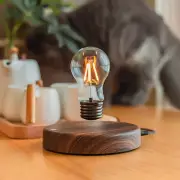 Magnetic Levitation Extravagant Table Lamp Retro Home Living Room Study Porch Desk Magnets Levitation Light Bulb Ornamen