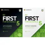 【華通書坊】劍橋英檢官方全真題本 B2 FIRST FOR SCHOOLS (FCE) 5 /CAMBRIDGE華通書坊/姆斯
