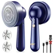 Fabric Shaver and Lint Remover, Sweater Shaver with 3-Speeds and 6-Leaf Blade...