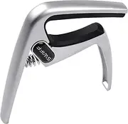 K8-U Ukulele Metal Capo Musical Instrument Replacement Accessory for 4-String Ukulele Silver One Size