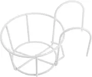Generic Heavy Duty Metal Guinea Pig Hay Holder Bunny Food Dispenser Rack Hanging Hay Feeder for Small Animals Easy Installation Minimizes Waste