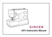 SINGER Prisma HD 4411 Sewing Machine Operation Instruction Manual PDF printed