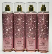 4 Bath & Body Works PINK SUEDE Fine Fragrance Mist Spray