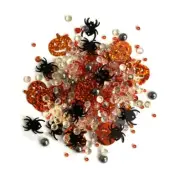 Creepy Sparkletz Embellishments SPK154 - Buttons Galore - Craft Sewing Scrap