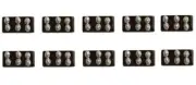 Acupressure- Six Star Cluster Magnet Strip Set-10-Code-332