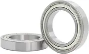 2PCS 6913 ZZ ABEC-1 65x90x13MM Metric Thin Section Bearings 61913Z 6913ZZ