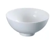 Yanco China PS-007 Piscataway White Porcelain 8.5 oz. 4.5" dia. Rice Bowl-4 Doz