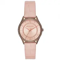 在飛比找樂天市場購物網優惠-MICHAEL KORS 女錶 手錶 MK2722 粉色壓花