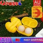 2 Grid Egg Storage Container Picnic Egg Holder Portable for Picnic Hiking Travel