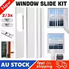 2/3x For Portable AC Air Conditioner Windows Slide Kit Plate Part White / Screws