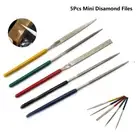 5PCS Mini Diamond Coated Needle Files For Jewelry Wood Stone Repair Hand Tools