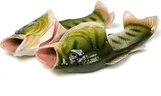[YIXIANGJIN] Fish Flip Flops, The Original Fish Slippers, Funny Gift, Unisex Sandals, Bass Slides, Pool, Beach & Shower Shoes, Men & Women