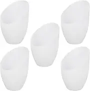 Plastic Lamp Shade Plastic Lampshade 5pcs Horseshoe Lamp Shade Replacement White Frosted Lamp Cover Floor Light Covers for Chandelier Multi-head Stand up Lamp Pendant Light 35mm