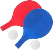 Outdoor Table Tennis Supplies 1 Set of Rackets Ball for Training Recreational Play