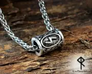 Personalized Viking Rune Necklace Custom Norse Runes Pendant Amulet Celtic Pagan