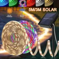 在飛比找樂天市場購物網優惠-5m 太陽能燈帶 90 個 LED 2835 150leds