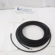 100' L-COM 50-Ohm 400 Style Black RF/ Coaxial Cable Assembly CA3N100