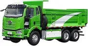 Die Casting 1:24 for FAW Jiefang J6 Slag Truck Engineering Transport Car Alloy Model Fully Open Door Miniature Vehicle Model Collection Presents Ornaments