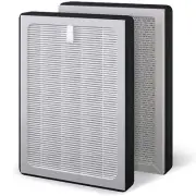 2 PCS HEPA Activated Carbon Filters for Medify MA-25(B1/S1/W1)Air Purifier