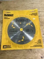 Dewalt DW3192 Fast Cut Framing 7 1-4” 18 Teeth Saw Blade -new
