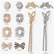 Butterfly-Nail Art Rhinestones Metal Nail Charms Gems Nails Jewels Nails Jewelry
