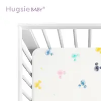 在飛比找PChome24h購物優惠-HugsieBABY德國氧化鋅抗菌嬰兒床單-繽紛米奇款67×