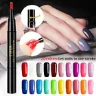Gel Polish Nail Pen One Step Gel Varnish Hybrid Base Coat 3 In 1 Brush Pencil ☨