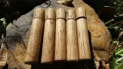 5 PACK Hickory Fire Piston's FREE Shipping* Wood Handle Camping Survival Scouts