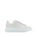 [Alexander Mcqueen] Alexander Mcqueen Oversized Leather Lace-up Sneakers 46 IT WHITE