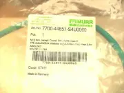MURR 7700-44851-S4U0060 RJ45 male to M12 right-angle male D-coded