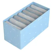 Clothing Organizer Colorfast Reusable Multi-grids Folding Wardrobe Organizer