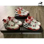 NIKE AIR JORDAN 4 RETRO FIRE RED 白黑紅 DC7770-160慢跑鞋