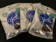 York Peppermint Patties Dark Chocolate Covered Mint Candy (LOT OF 3 BAGS}