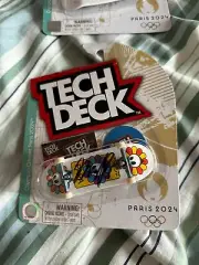 Signed Micky Papa Tech Deck Officially Licensed Paris 2024 Olympics RARE!