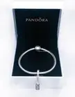 Authentic PANDORA 925 Sparkling Wine Bottle Celebration Charm Pendant 792152CZ