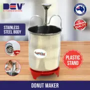 Donut Maker Dispenser Dropper Stainless Steel DONUTS, Doughnuts MAKER & Stand