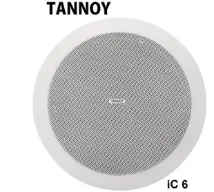 鈞釩音響~TANNOY iC 6 嵌壁式喇叭 吸頂式喇叭 圓形/對