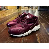 在飛比找蝦皮購物優惠-【EST】NIKE W AIR HUARACHE 亮皮 酒紅