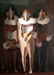 Emilio Pettoruti : The improviser : 1937 : Archival Quality Art Print 13x19