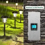 Solaroxy 300W Outdoor Low Voltage Landscape Lighting Transformer, Digital Timer