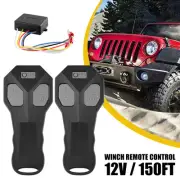 2PCS Wireless Winch 17000lb Remote Control Kit Handset 12V 150FT For ATV SUV UTV