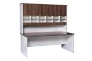 GP Office Desk with Pigeon Hole Hutch 1800mm