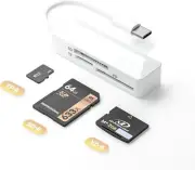 Micro SD Card Reader for iPhone 16,[MFi Certified] USB Type C Memory SD Card Rea