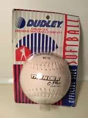 Dudley 12" Thunder C-Plex WC-12 Cor .50 Softball Official Size BRAND NEW SEALED