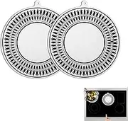 2PCS Induction Hob Protector, Silicone Cooktop Mat, Magnetic Scratch Protector, Multifunctional Mats for Stove and Air Fryer, 28cm