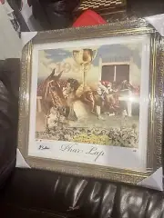 Phar Lap Hand Signed by Maiden Jockey Jack Baker Limted Edition Clinton Print